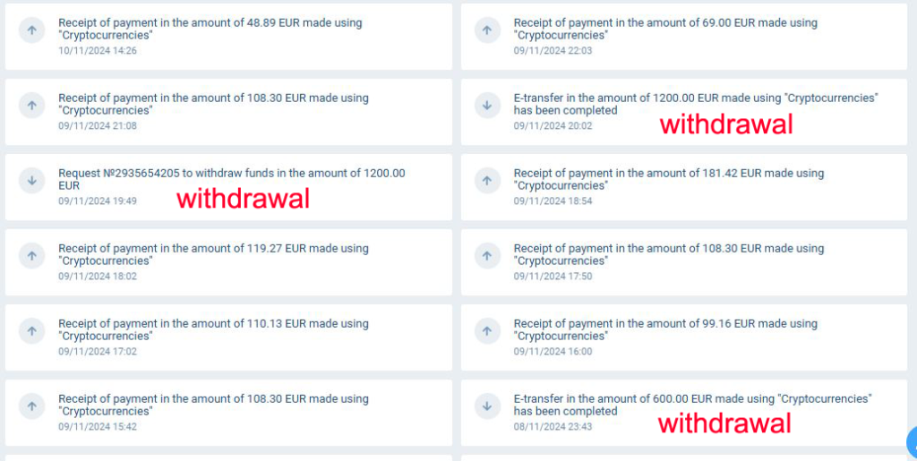 My 1xBet account cryptocurrency deposits and withdrawals PROOF